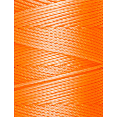 C-LON Bead Cord, Neon Orange - 0.5mm, 92 Yard Spool - Barrel of Beads
