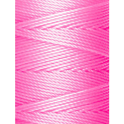 C-LON Bead Cord, Neon Pink - 0.5mm, 92 Yard Spool - Barrel of Beads