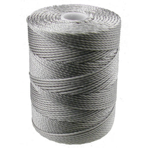 C-LON Bead Cord, Nickel - 0.5mm, 92 Yard Spool - Barrel of Beads