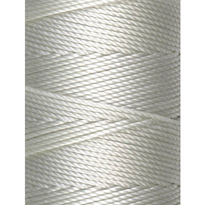 C-LON Bead Cord, Oyster - 0.5mm, 92 Yard Spool - Barrel of Beads