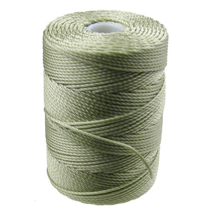 C-LON Bead Cord, Peridot - 0.5mm, 92 Yard Spool - Barrel of Beads