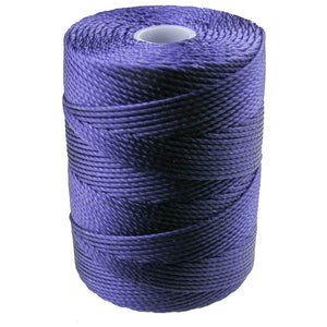 C-LON Bead Cord, Persian Indigo - 0.5mm, 92 Yard Spool - Barrel of Beads