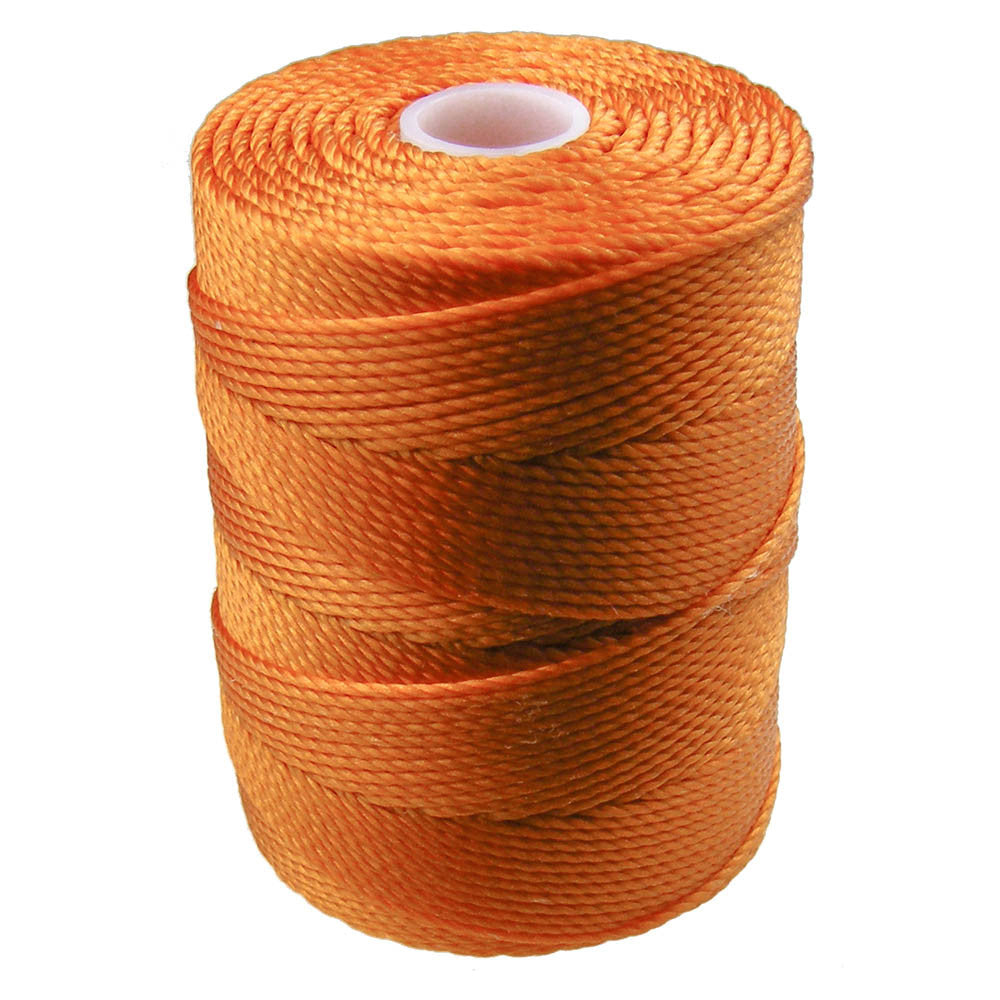 C-LON Bead Cord, Popsicle Orange - 0.5mm, 92 Yard Spool - Barrel of Beads