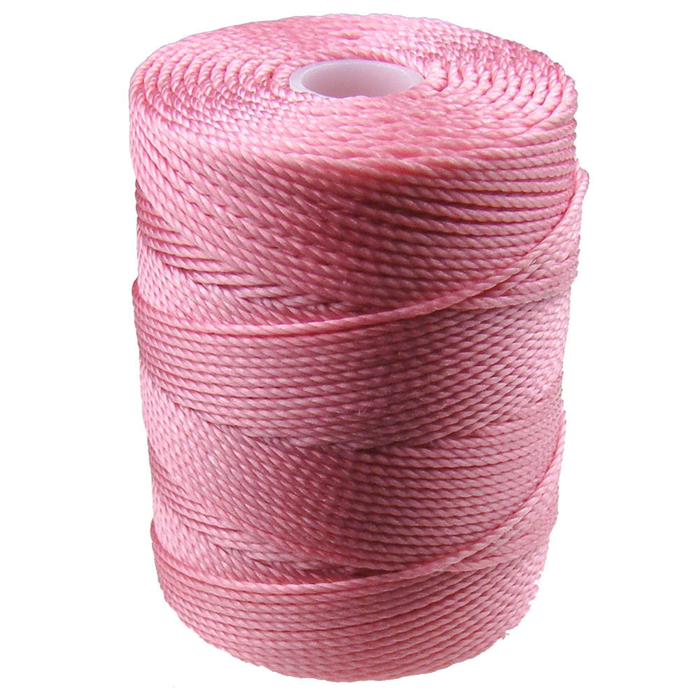 C-LON Bead Cord, Pink - 0.5mm, 92 Yard Spool - Barrel of Beads