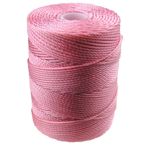 C-LON Bead Cord, Pink - 0.5mm, 92 Yard Spool - Barrel of Beads