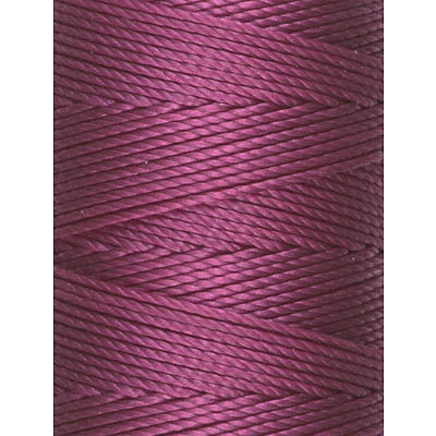 C-LON Bead Cord, Raspberry - 0.5mm, 92 Yard Spool - Barrel of Beads