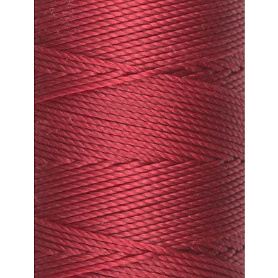 C-LON Bead Cord, Red-Hot - 0.5mm, 92 Yard Spool - Barrel of Beads