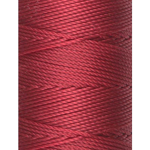 C-LON Bead Cord, Red-Hot - 0.5mm, 92 Yard Spool - Barrel of Beads