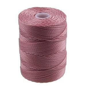 C-LON Bead Cord, Rose - 0.5mm, 92 Yard Spool - Barrel of Beads