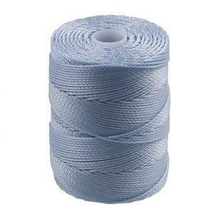 C-LON Bead Cord, Sky Blue - 0.5mm, 92 Yard Spool - Barrel of Beads