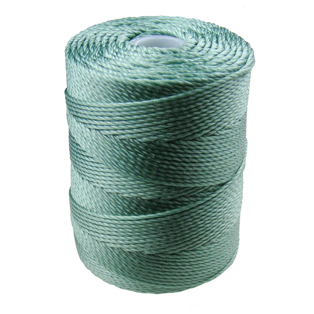 C-LON Bead Cord, Sage - 0.5mm, 92 Yard Spool - Barrel of Beads