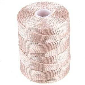 C-LON Bead Cord, Sea Shell - 0.5mm, 92 Yard Spool - Barrel of Beads