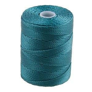 C-LON Bead Cord, Teal - 0.5mm, 92 Yard Spool - Barrel of Beads