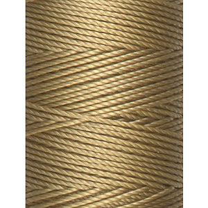 C-LON Bead Cord, Tan - 0.5mm, 92 Yard Spool - Barrel of Beads