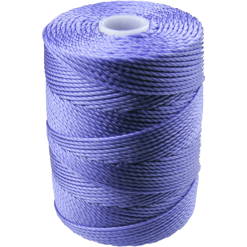 C-LON Bead Cord, Violet - 0.5mm, 92 Yard Spool - Barrel of Beads