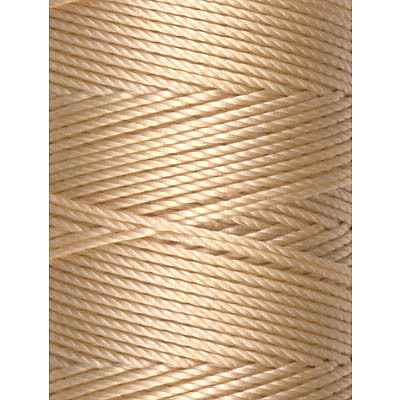 C-LON Bead Cord, Wheat - 0.5mm, 92 Yard Spool - Barrel of Beads