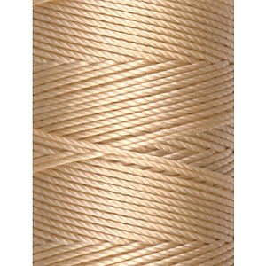 C-LON Bead Cord, Wheat - 0.5mm, 92 Yard Spool - Barrel of Beads