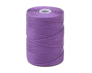 C-Lon Fine Weight Bead Cord, Amethyst - 0.4mm, 136 Yard Spool - Barrel of Beads