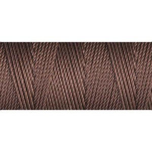 Brown nylon fine weight bead cord