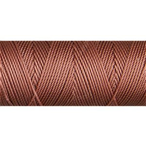 Copper Rose nylon fine weight bead cord
