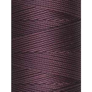 C-Lon Fine Weight Bead Cord, Eggplant - 0.4mm, 136 Yard Spool - Barrel of Beads