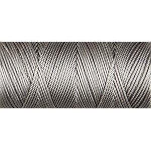 Gunmetal nylon fine weight bead cord