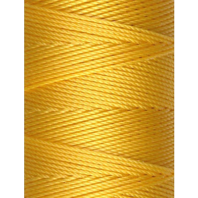 C-Lon Fine Weight Bead Cord, Golden Yellow - 0.4mm, 136 Yard Spool - Barrel of Beads