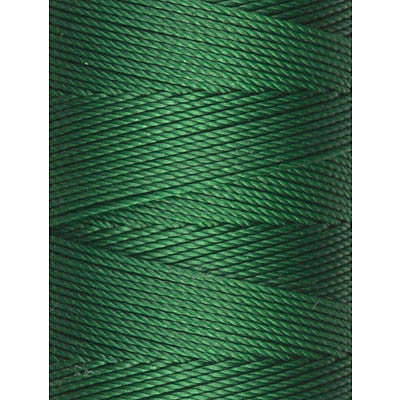 C-Lon Fine Weight Bead Cord, Green - 0.4mm, 136 Yard Spool - Barrel of Beads