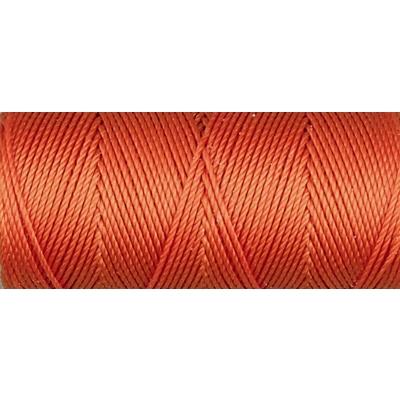 Orange nylon fine weight bead cord