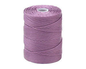 C-Lon Fine Weight Bead Cord, Orchid - 0.4mm, 136 Yard Spool - Barrel of Beads