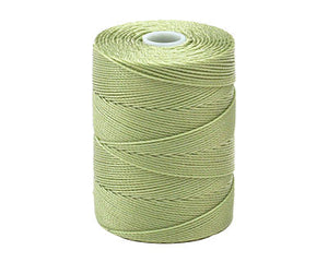 C-Lon Fine Weight Bead Cord, Peridot - 0.4mm, 136 Yard Spool - Barrel of Beads