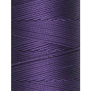 C-Lon Fine Weight Bead Cord, Purple - 0.4mm, 136 Yard Spool - Barrel of Beads