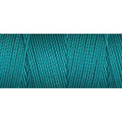 Teal nylon fine weight bead cord