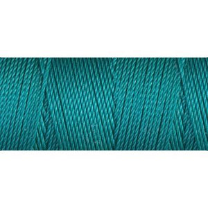 Teal nylon fine weight bead cord