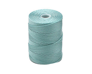 C-Lon Fine Weight Bead Cord, Turquoise - 0.4mm, 136 Yard Spool - Barrel of Beads