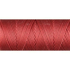 Venetian Red nylon fine weight bead cord