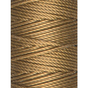 C-Lon Tex 400 Heavy Weight Bead Cord, Antique Gold - 1.0mm, 36 Yard Spool - Barrel of Beads