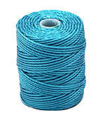 C-Lon Tex 400 Heavy Weight Bead Cord, Aqua - 1.0mm, 36 Yard Spool - Barrel of Beads