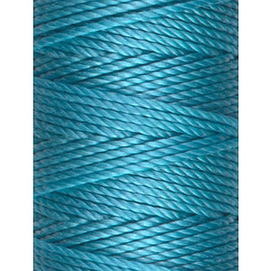 C-Lon Tex 400 Heavy Weight Bead Cord, Aqua - 1.0mm, 36 Yard Spool - Barrel of Beads