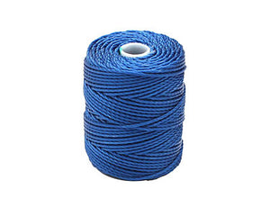 C-Lon Tex 400 Heavy Weight Bead Cord, Blue Lagoon - 1.0mm, 36 Yard Spool - Barrel of Beads