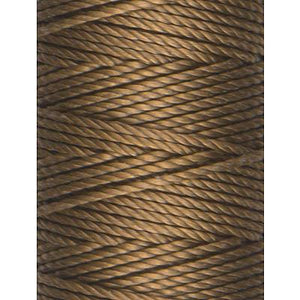 C-Lon Tex 400 Heavy Weight Bead Cord, Bronze ,1.0mm, 36 Yard Spool