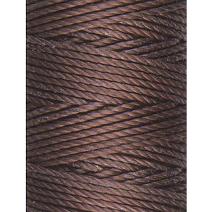 C-Lon Tex 400 Heavy Weight Bead Cord, Brown - 1.0mm, 36 Yard Spool - Barrel of Beads