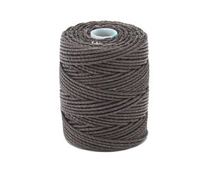 C-Lon Tex 400 Heavy Weight Bead Cord, Charcoal - 1.0mm, 36 Yard Spool - Barrel of Beads