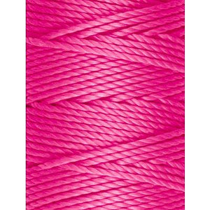 C-Lon Tex 400 Heavy Weight Bead Cord, Fluorescent Hot Pink ,1.0mm, 36 Yard Spool