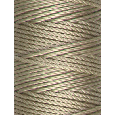 C-Lon Tex 400 Heavy Weight Bead Cord, Flax - 1.0mm, 36 Yard Spool - Barrel of Beads