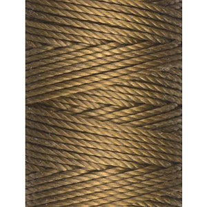 C-Lon Tex 400 Heavy Weight Bead Cord, Golden Olive ,1.0mm, 36 Yard Spool