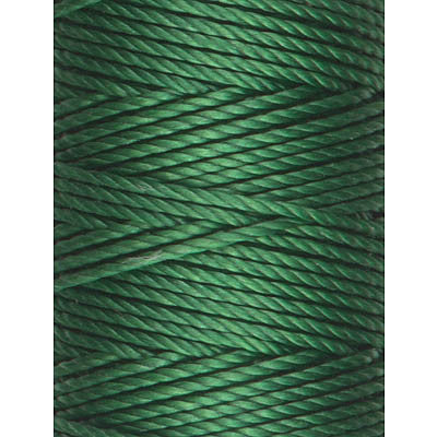 C-Lon Tex 400 Heavy Weight Bead Cord, Green - 1.0mm, 36 Yard Spool - Barrel of Beads