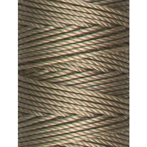 C-Lon Tex 400 Heavy Weight Bead Cord, Khaki ,1.0mm, 36 Yard Spool