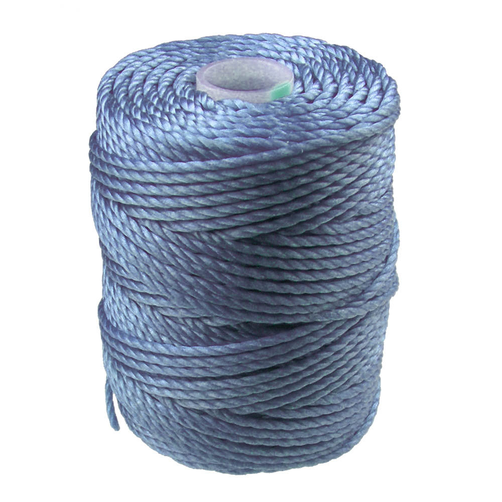 C-Lon Tex 400 Heavy Weight Bead Cord, Lt Blue - 1.0mm, 36 Yard Spool - Barrel of Beads