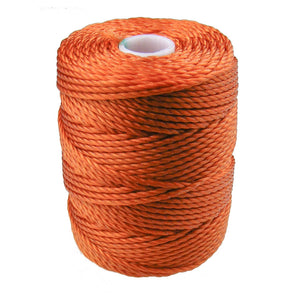 C-Lon Tex 400 Heavy Weight Bead Cord, Light Copper - 1.0mm, 36 Yard Spool - Barrel of Beads